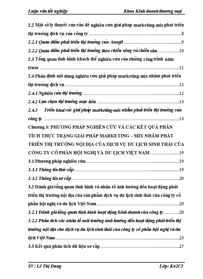 image for page Giải pháp marketing mix nhằm phát triển thị trường nội địa của dịch vụ du lịch sinh thái của công ty cổ phần hội nghị và du lịch Việt Nam