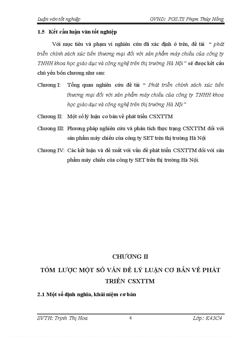 image for page Phát triển chính sách xúc tiến thương mại đối với sản phẩm máy chiếu của công ty TNHH khoa học giáo dục và công nghệ trên thị trường Hà Nội