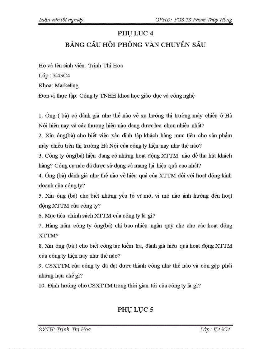 image for page Phát triển chính sách xúc tiến thương mại đối với sản phẩm máy chiếu của công ty TNHH khoa học giáo dục và công nghệ trên thị trường Hà Nội