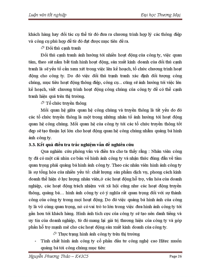 image for page Phát triển hoạt động quan hệ công chúng PR nhằm quảng bá hình ảnh của công ty cổ phần đầu tư công nghệ cao Hitec trên thị trường miền bắc 1