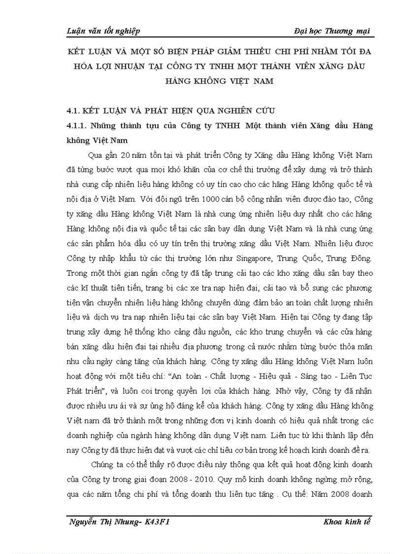 image for page Kiểm định mối quan hệ chi phí và lợi nhuận tại công ty TNHH Một thành viên Xăng dầu Hàng không Việt Nam