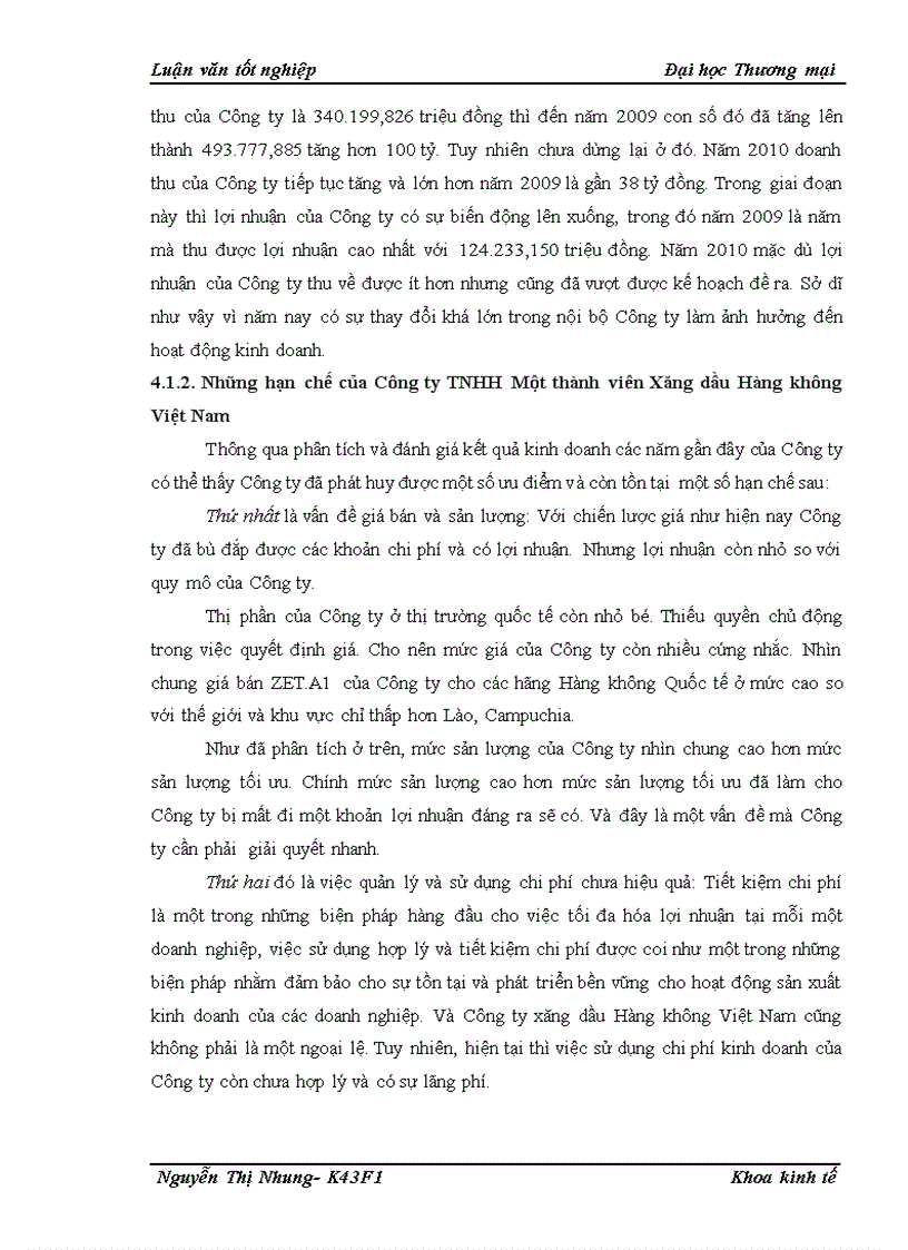 image for page Kiểm định mối quan hệ chi phí và lợi nhuận tại công ty TNHH Một thành viên Xăng dầu Hàng không Việt Nam