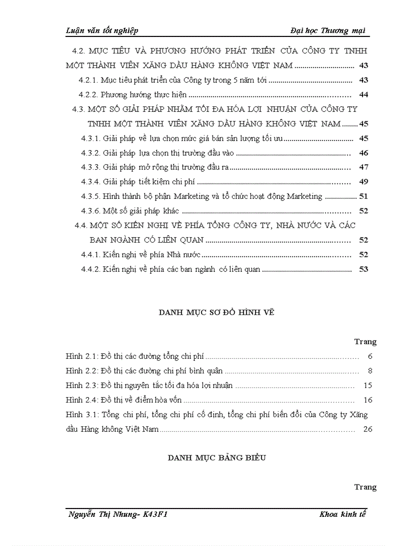 image for page Kiểm định mối quan hệ chi phí và lợi nhuận tại công ty TNHH Một thành viên Xăng dầu Hàng không Việt Nam