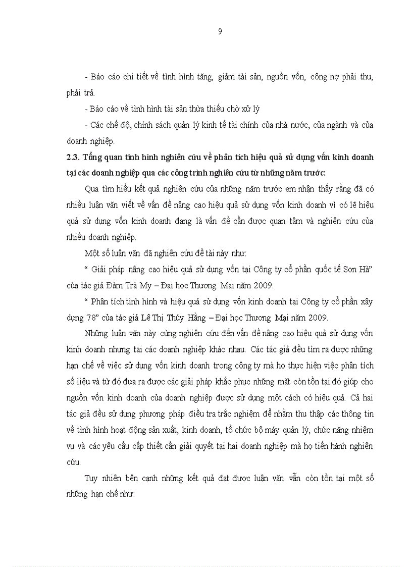 image for page Phân tích hiệu quả sử dụng vốn kinh doanh của Công ty cổ phần Đầu tư và Thương mại Steeltec Hà Nội 1