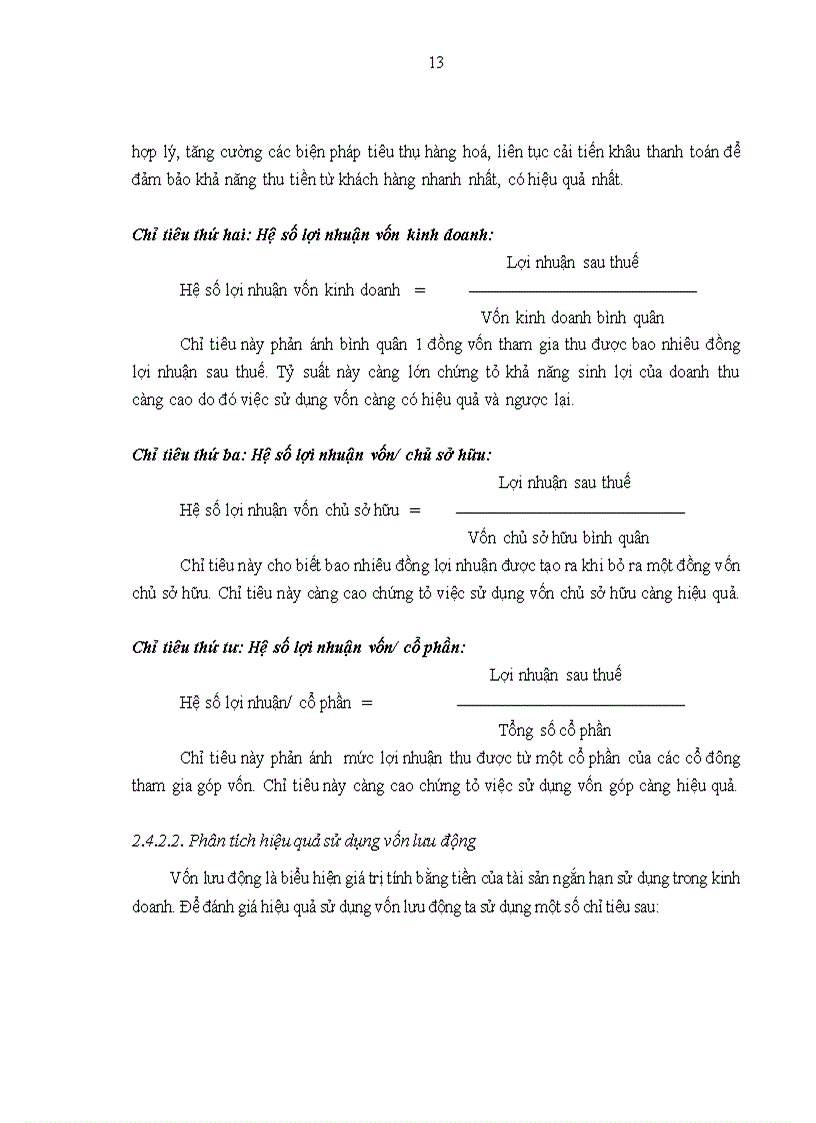image for page Phân tích hiệu quả sử dụng vốn kinh doanh của Công ty cổ phần Đầu tư và Thương mại Steeltec Hà Nội 1