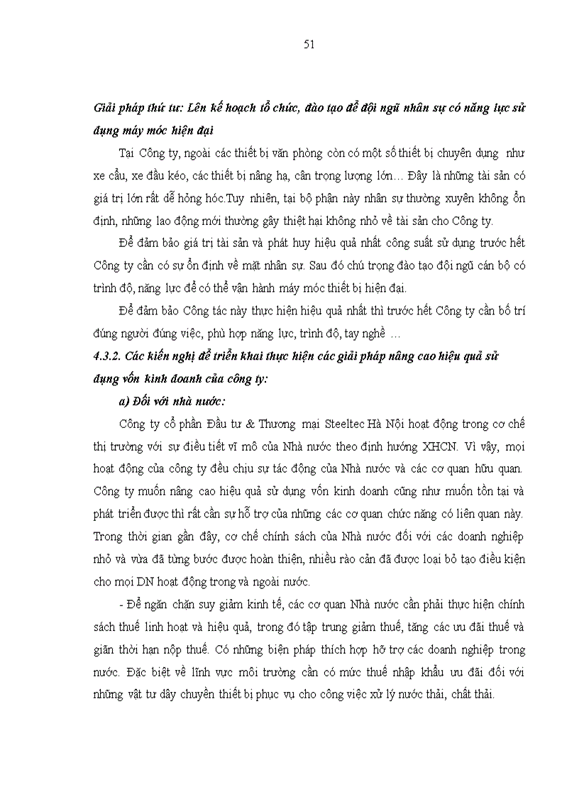 image for page Phân tích hiệu quả sử dụng vốn kinh doanh của Công ty cổ phần Đầu tư và Thương mại Steeltec Hà Nội 1