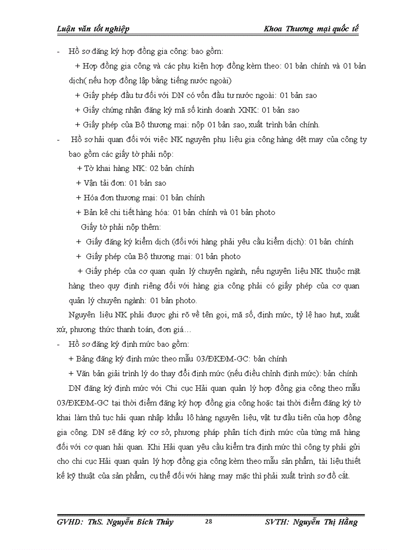 image for page Hoàn thiện quy trình thủ tục hải quan đối với hàng dệt may gia công cho thị trường Mỹ của công ty May Formostar Việt Nam 1