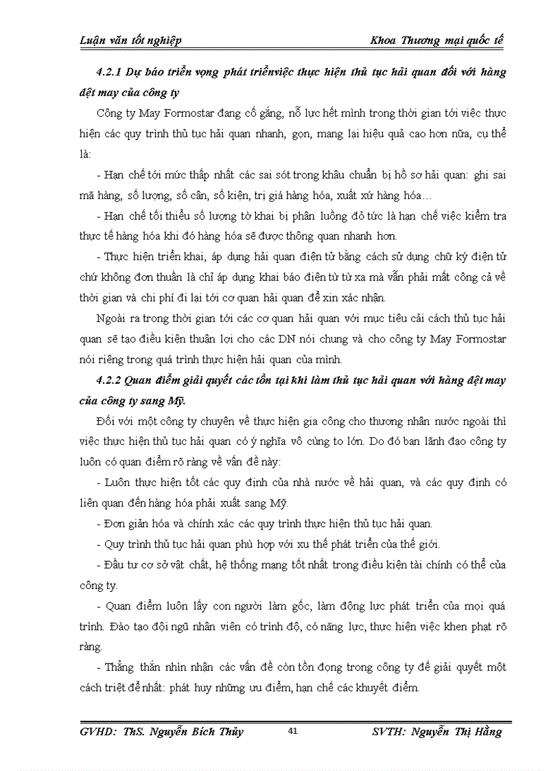 image for page Hoàn thiện quy trình thủ tục hải quan đối với hàng dệt may gia công cho thị trường Mỹ của công ty May Formostar Việt Nam 1