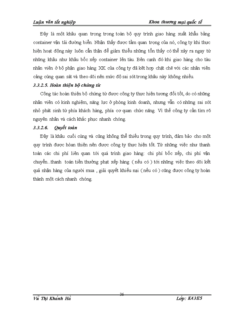 image for page Hoàn thiện quy trình giao hàng xuất khẩu bằng container vận tải đường biển tại công ty TNH Dịch Vụ Vận Tải Quốc Tế