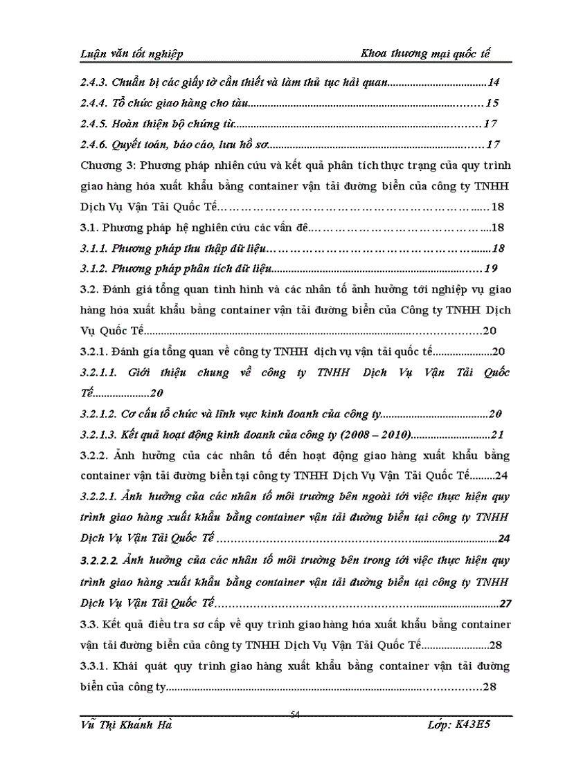 image for page Hoàn thiện quy trình giao hàng xuất khẩu bằng container vận tải đường biển tại công ty TNH Dịch Vụ Vận Tải Quốc Tế