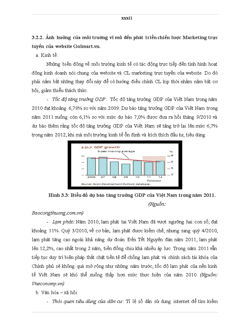 image for page Phát triển chiến lược marketing trực tuyến của website Golmart vn