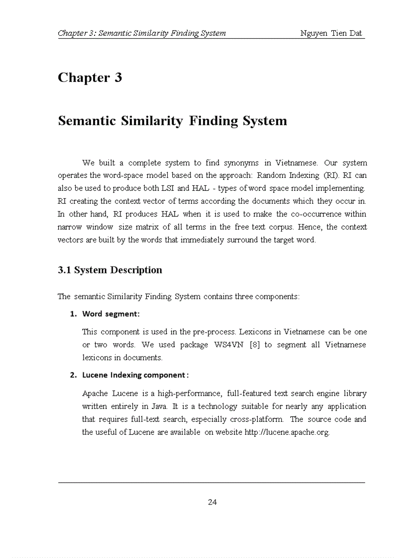 image for page Finding the semantic similarity in vietnamese