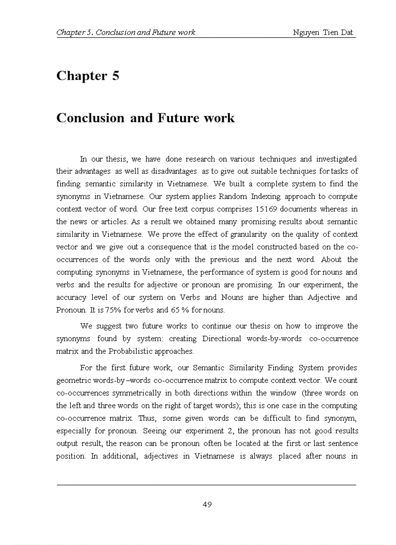 image for page Finding the semantic similarity in vietnamese