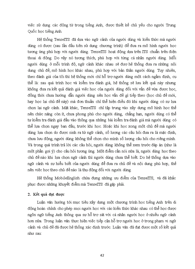 image for page Nghiên cứu xây dựng ứng dụng hệ thống học tiếng anh theo nhu cầu người học trên thiết bị di động