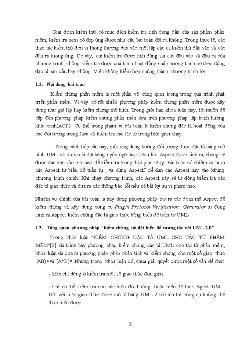 image for page Kiểm chứng cài đặt biểu đồ tương tác với uml 2 0