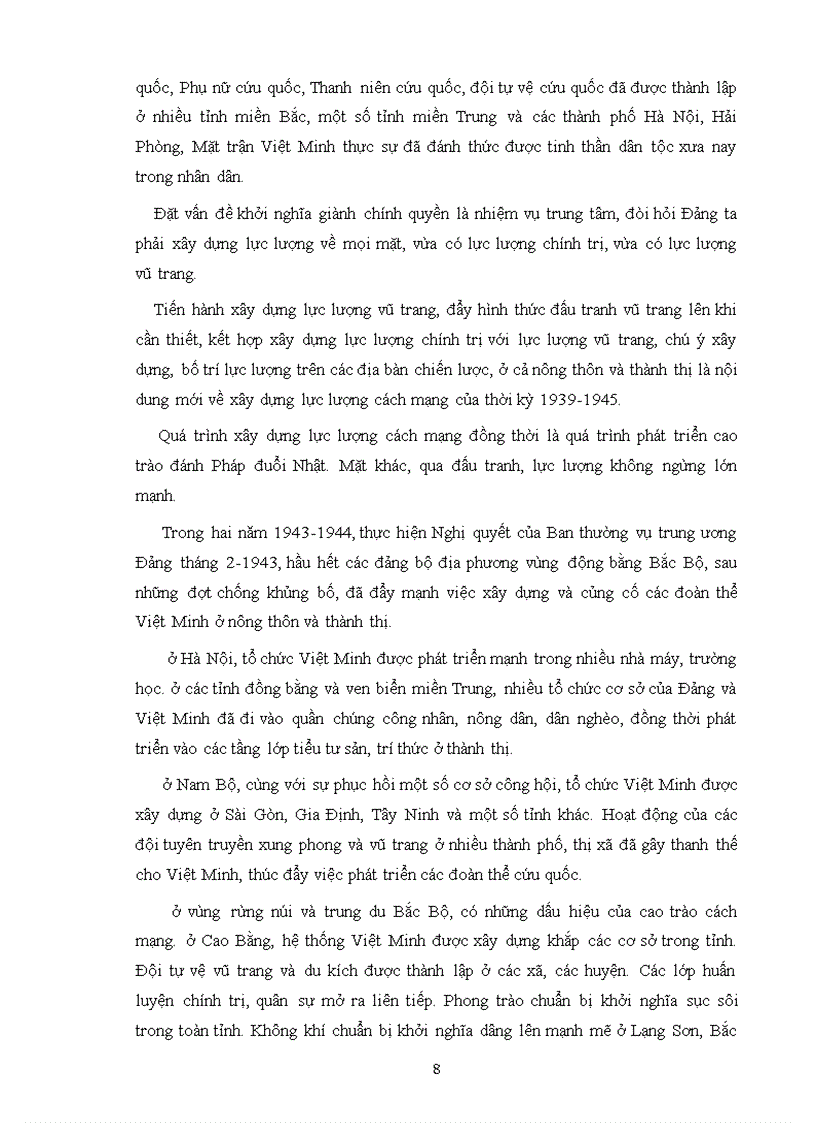 image for page Tiến trình nhận thức và phát triển đường lối Cách Mạng Việt Nam của Đảng thời kỳ 1930 1945