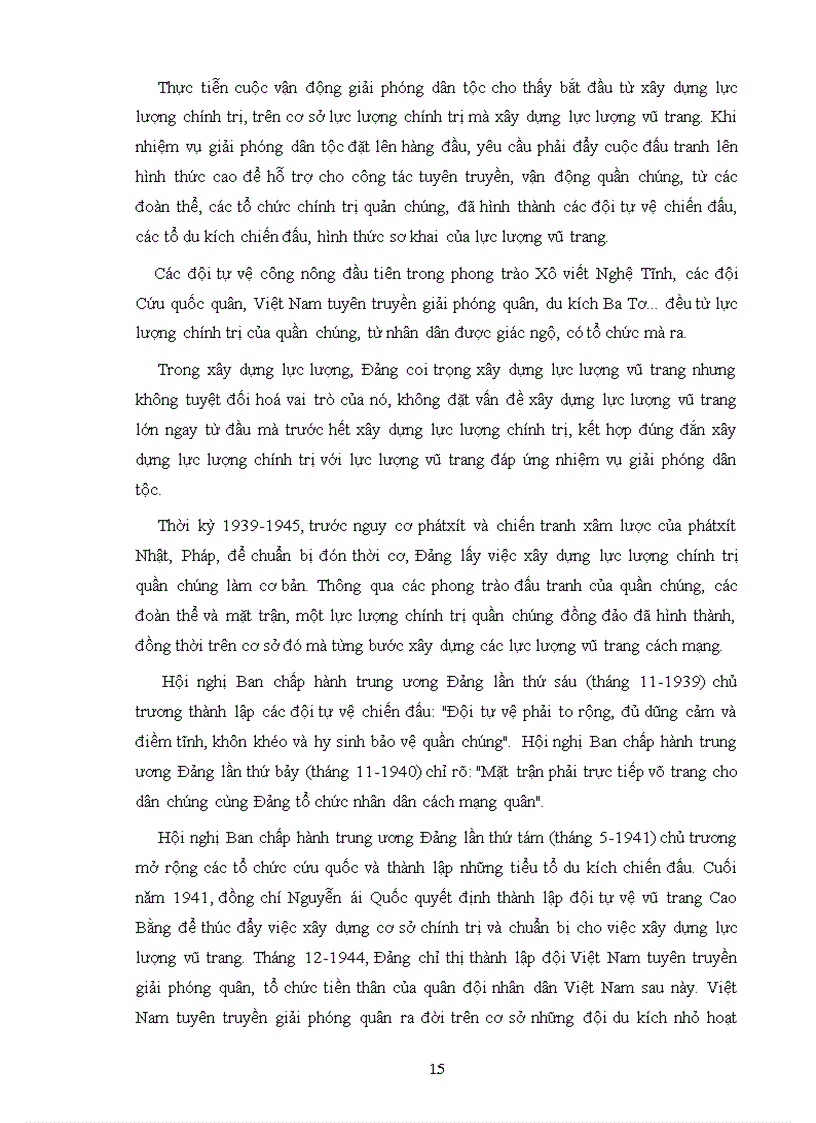 image for page Tiến trình nhận thức và phát triển đường lối Cách Mạng Việt Nam của Đảng thời kỳ 1930 1945