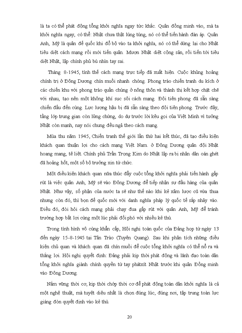 image for page Tiến trình nhận thức và phát triển đường lối Cách Mạng Việt Nam của Đảng thời kỳ 1930 1945