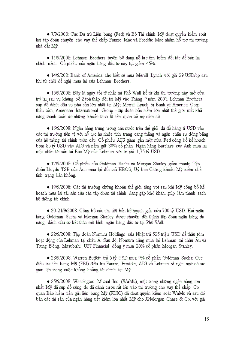 image for page Phân tích nguyên nhân cuộc khủng hoảng tài chính ngân hàng Mỹ năm 2008 Các biện pháp ứng phó đưa ra Tác động đến nền kinh tế thế giới và nền kinh tế Việt Nam như thế nào 1
