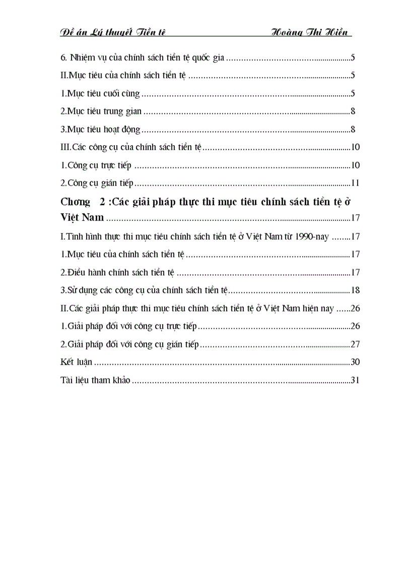 image for page Về chính sách tiền tệ quốc gia và các giải pháp thực thi mục tiêu chính sách tiền tệ ở Việt Nam hiện nay