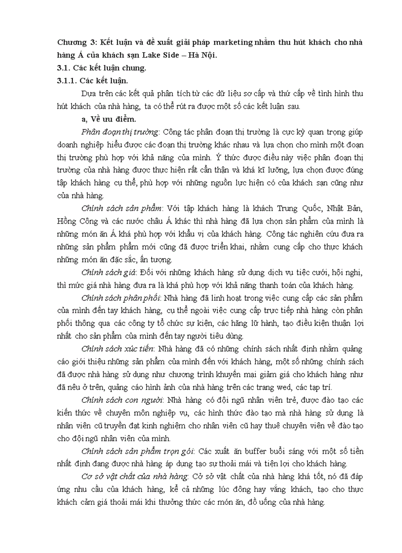 image for page Giải pháp Marketing nhằm thu hút khách hàng cho nhà hàng Á của khách sạn Lake Side Hà Nội 1