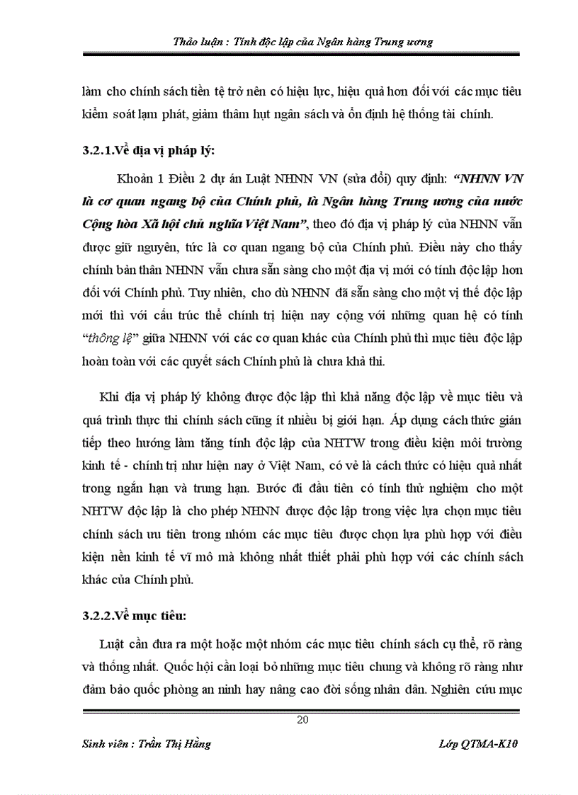 image for page Vấn đề tính độc lập của ngân hàng Trung ương