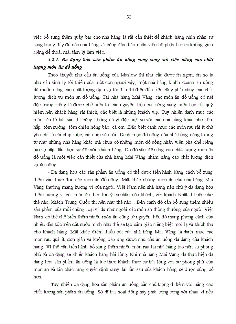 image for page Giải pháp nâng cao chất lượng dịch vụ ăn uống tại nhà hàng mai vàng 1