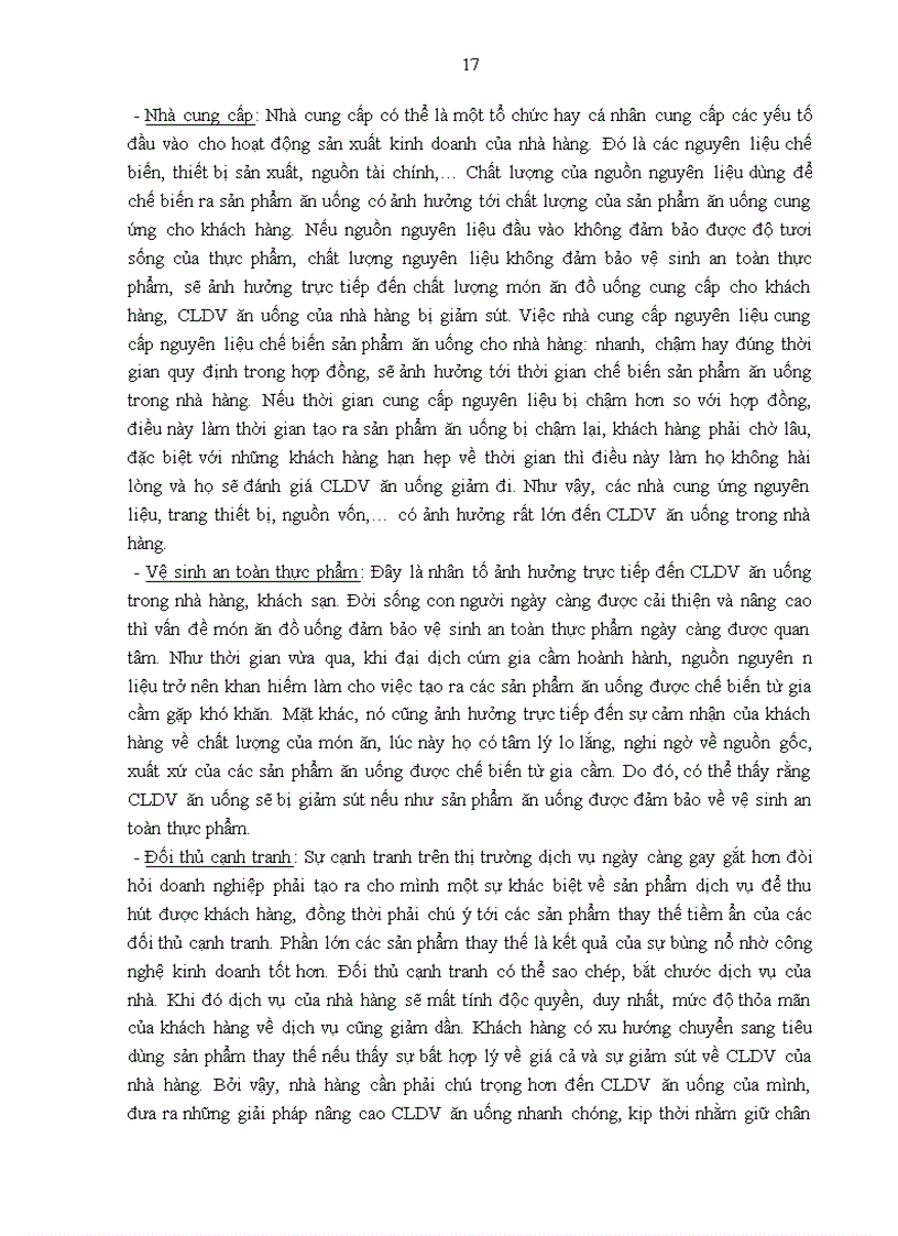 image for page Giải pháp nâng cao chất lượng dịch vụ ăn uống tại nhà hàng May Mắn Khách sạn Fortuna Hà N