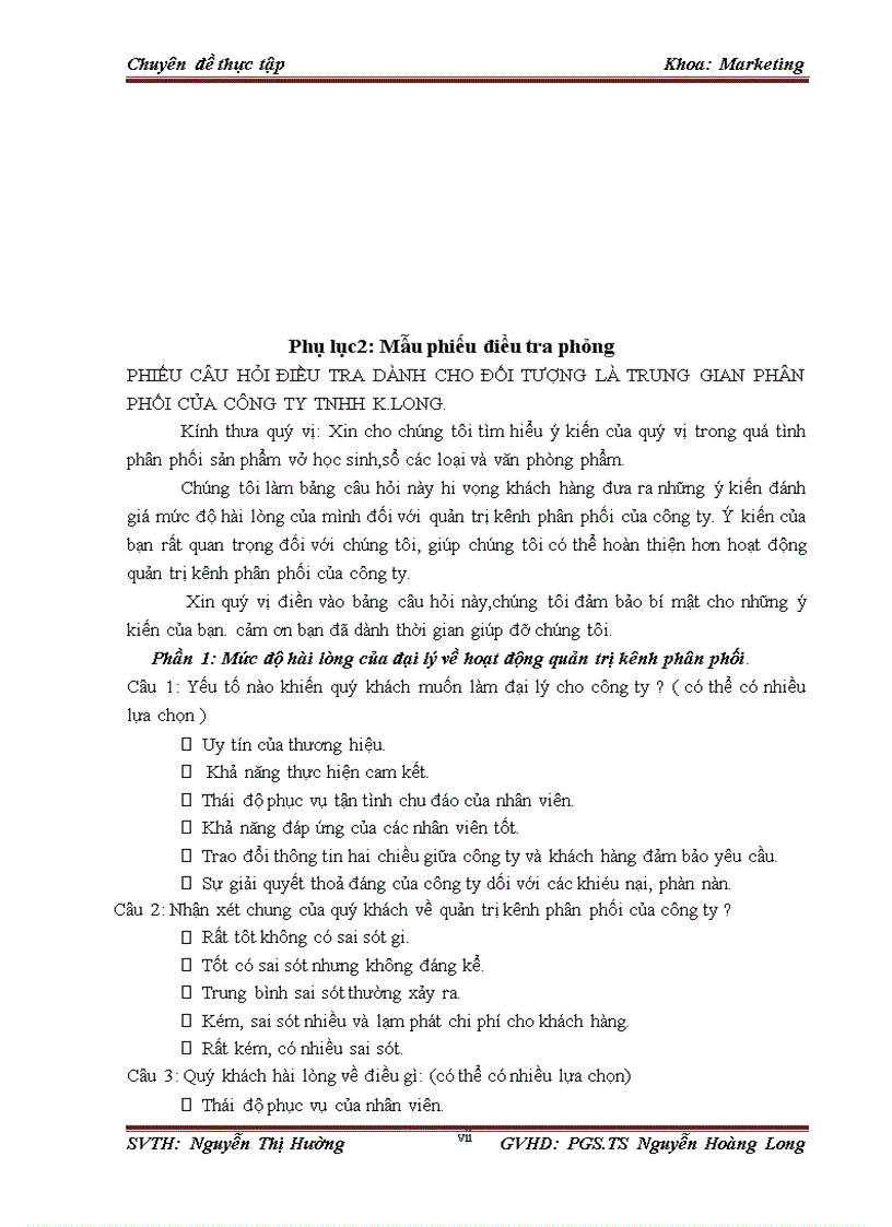 image for page Hoàn thiện quản trị kênh phân phối văn phòng phẩm của công ty tnhh k long