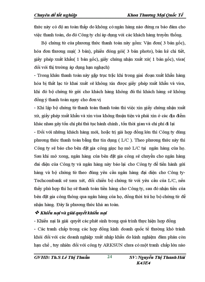 image for page Hoàn thiên quy trình thực hiên hợp đồng gia công xuất khẩu hàng dệt may sang thị trường Nhật Bản tại công ty cổ phần ARKSUN