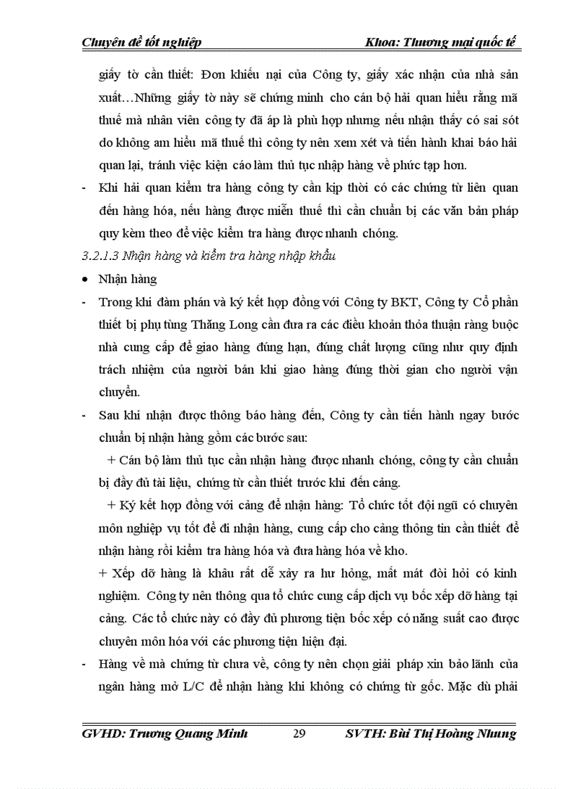 image for page Hoàn thiện quy trình thực hiện hợp đồng nhập khẩu lốp ô tô BKT của Ấn Độ của Công ty Cổ phần thiết bị phụ tùng Thăng Lon