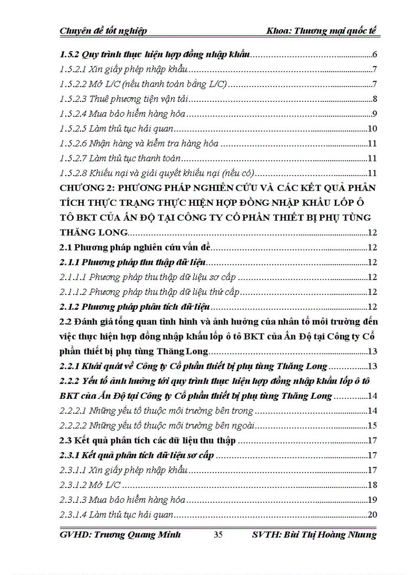 image for page Hoàn thiện quy trình thực hiện hợp đồng nhập khẩu lốp ô tô BKT của Ấn Độ của Công ty Cổ phần thiết bị phụ tùng Thăng Lon