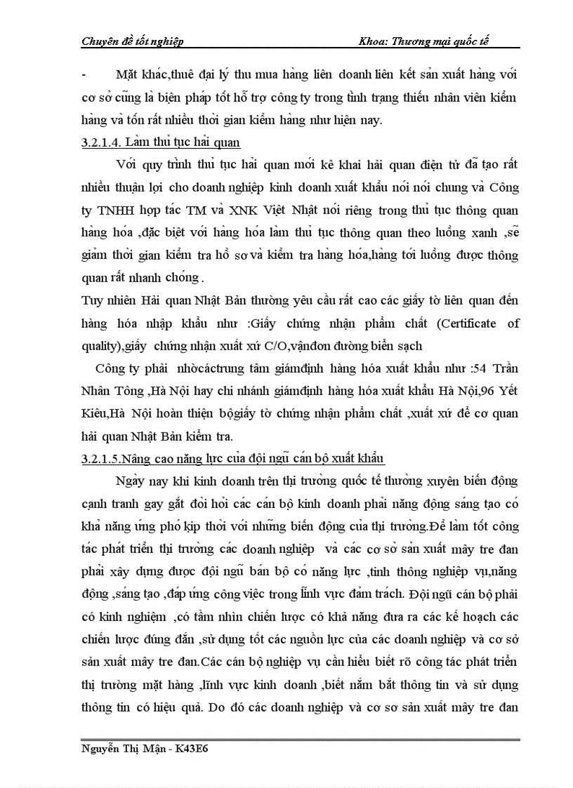 image for page Hoàn thiện quy trình thực hiện hợp đồng xuất khẩu mặt hàng mây tre đan sang Nhật Bản tại công ty TNHH hợp tác TM và XNK Viêt Nhật