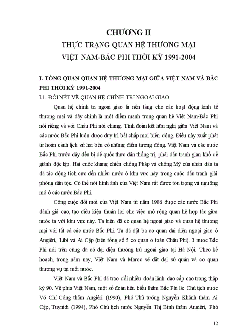image for page Các giải pháp phát triển quan hệ thương mại giữa Việt Nam với các nước Bắc Phi đến năm 2010 1