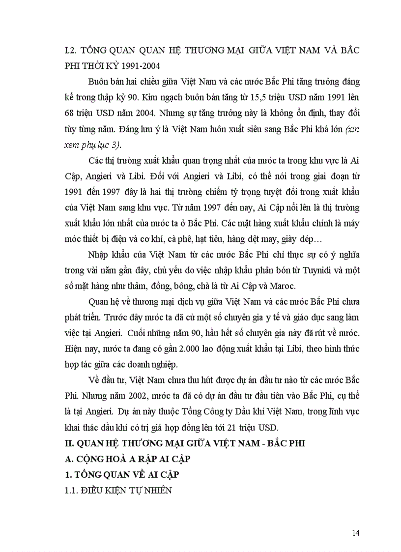 image for page Các giải pháp phát triển quan hệ thương mại giữa Việt Nam với các nước Bắc Phi đến năm 2010 1