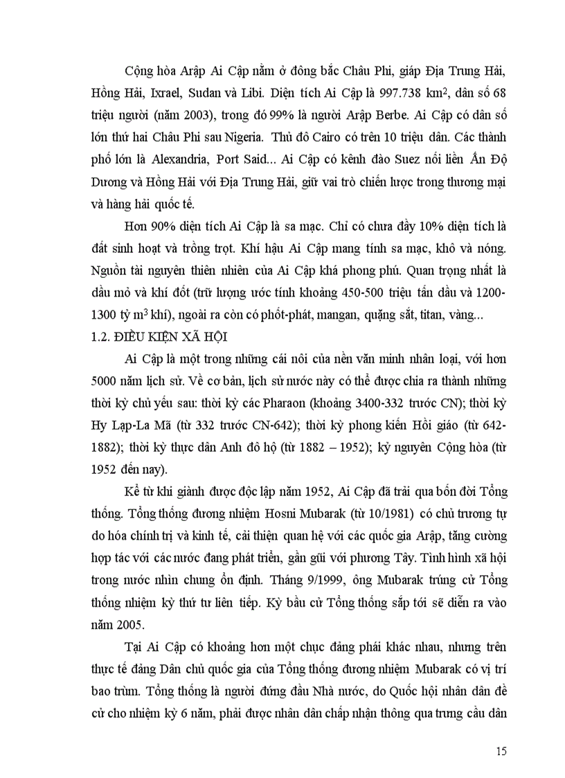 image for page Các giải pháp phát triển quan hệ thương mại giữa Việt Nam với các nước Bắc Phi đến năm 2010 1