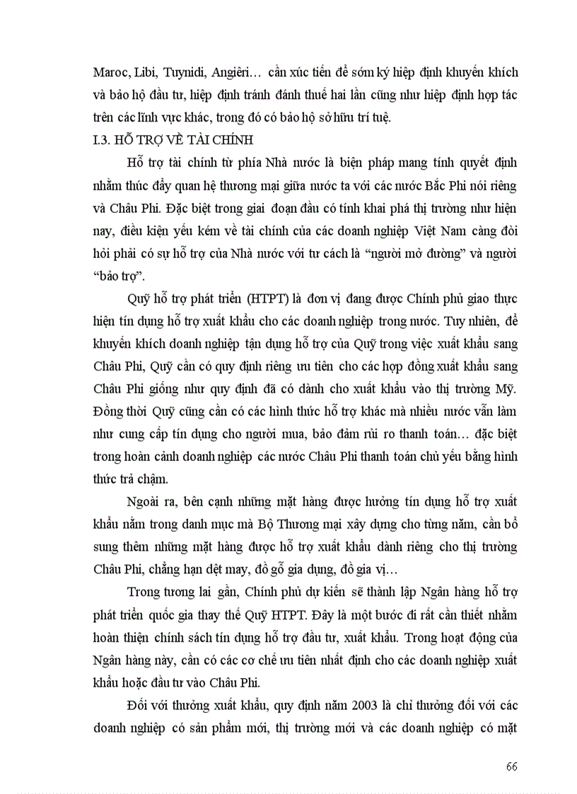 image for page Các giải pháp phát triển quan hệ thương mại giữa Việt Nam với các nước Bắc Phi đến năm 2010 1