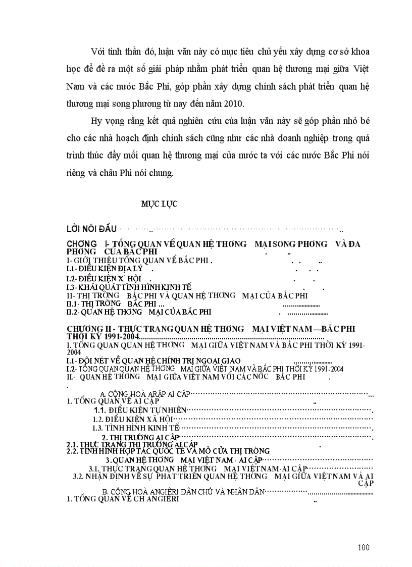 image for page Các giải pháp phát triển quan hệ thương mại giữa Việt Nam với các nước Bắc Phi đến năm 2010 1
