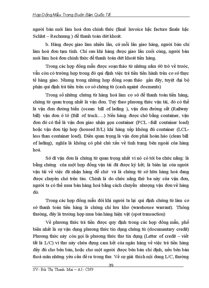 image for page Tìm hiểu về vấn đề sử dụng hợp đồng mẫu trong đàm phán ký kết hợp đồng mua bán ngoại thương và thực tiễn ở việt nam