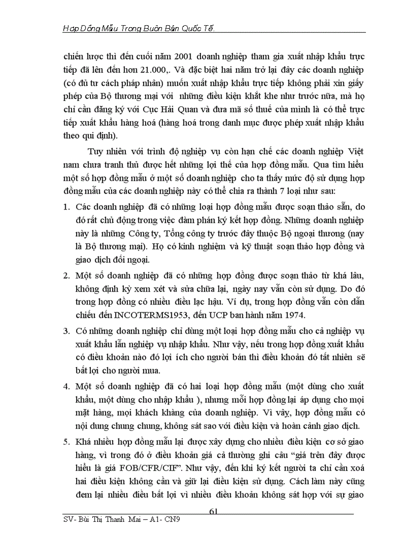 image for page Tìm hiểu về vấn đề sử dụng hợp đồng mẫu trong đàm phán ký kết hợp đồng mua bán ngoại thương và thực tiễn ở việt nam