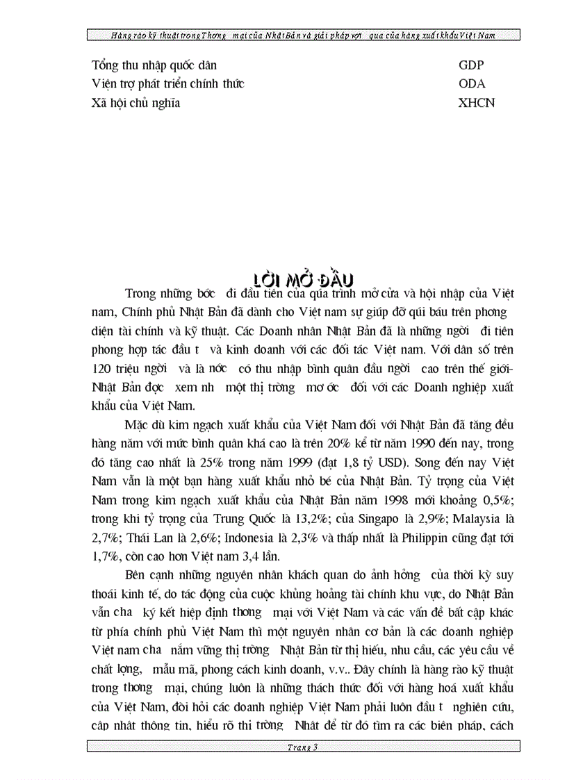 image for page Hàng rào kỹ thuật trong Thương mại của Nhật Bản và giải pháp vượt qua của hàng xuất khẩu Việt nam