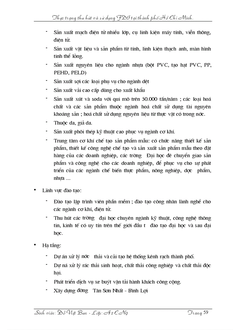 image for page Thực trạng thu hút và sử dụng FDI tại thành phố Hồ Chí Minh