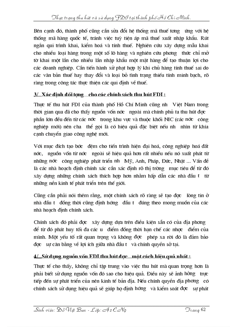 image for page Thực trạng thu hút và sử dụng FDI tại thành phố Hồ Chí Minh