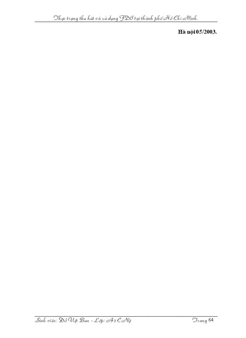 image for page Thực trạng thu hút và sử dụng FDI tại thành phố Hồ Chí Minh