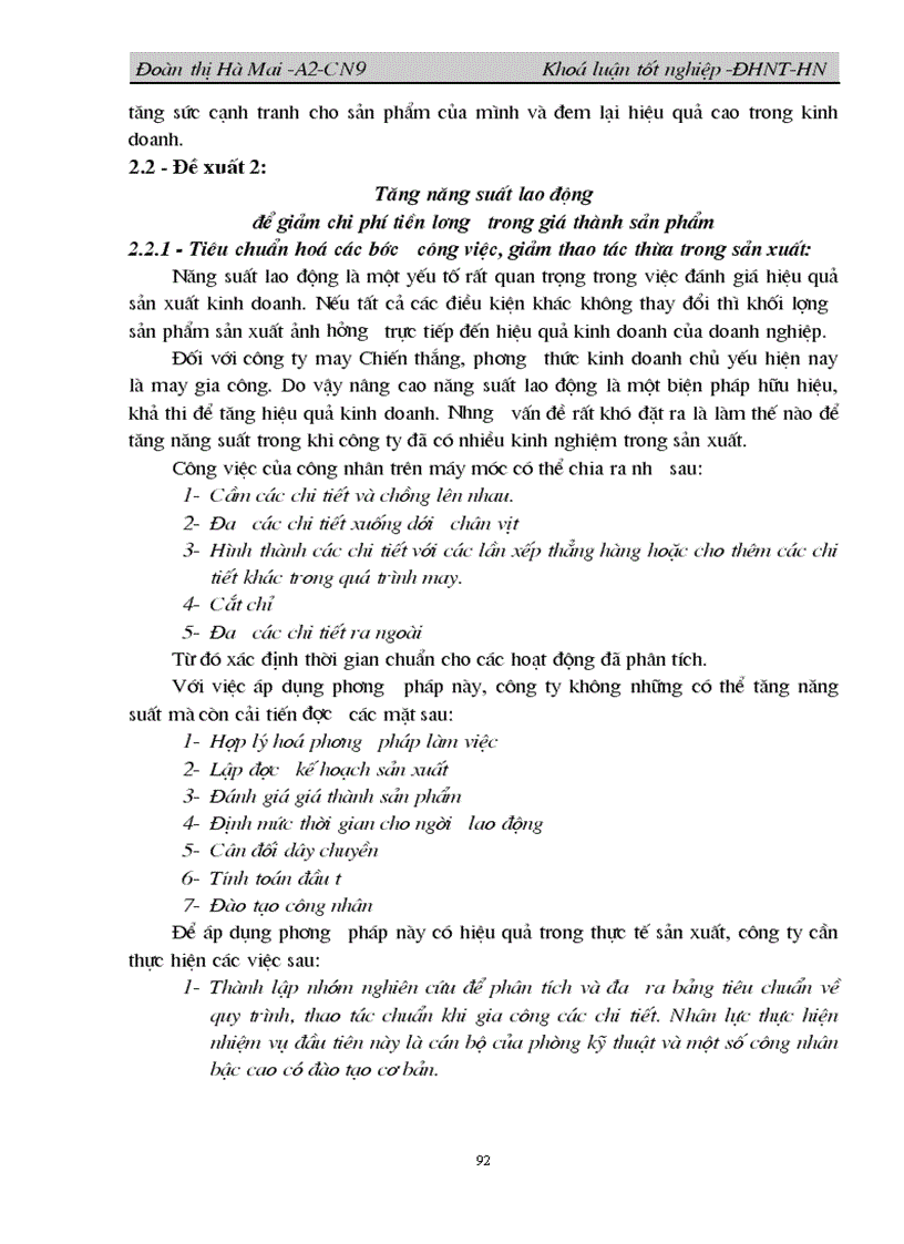 image for page Hiện trạng và một số biện pháp nâng cao hiệu quả kinh doanh của công ty may Chiến Thắng