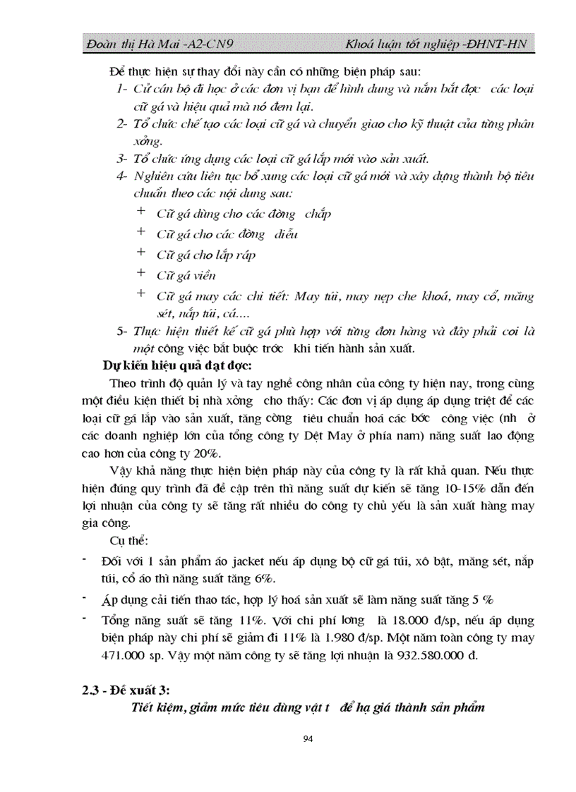 image for page Hiện trạng và một số biện pháp nâng cao hiệu quả kinh doanh của công ty may Chiến Thắng