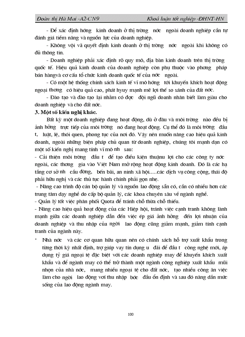 image for page Hiện trạng và một số biện pháp nâng cao hiệu quả kinh doanh của công ty may Chiến Thắng