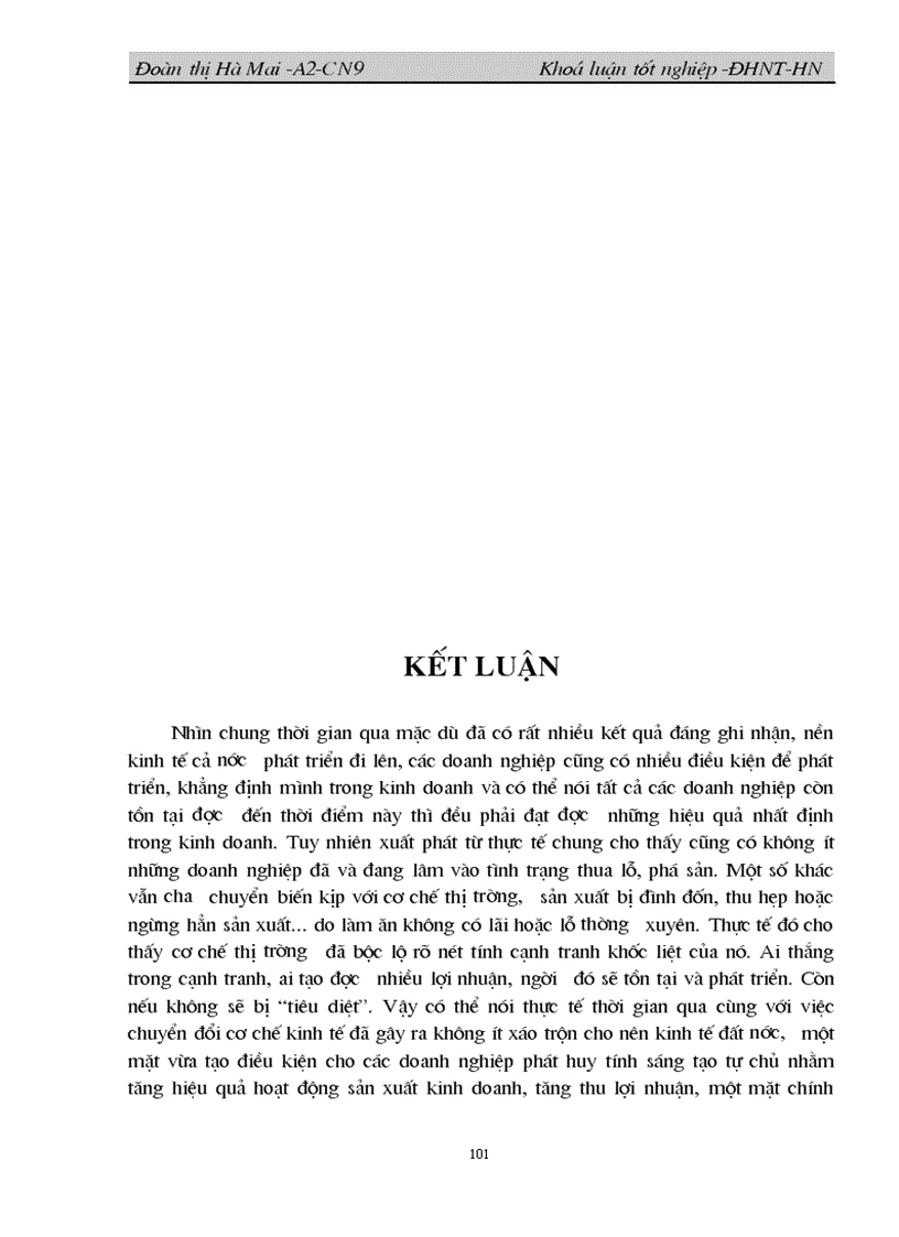 image for page Hiện trạng và một số biện pháp nâng cao hiệu quả kinh doanh của công ty may Chiến Thắng