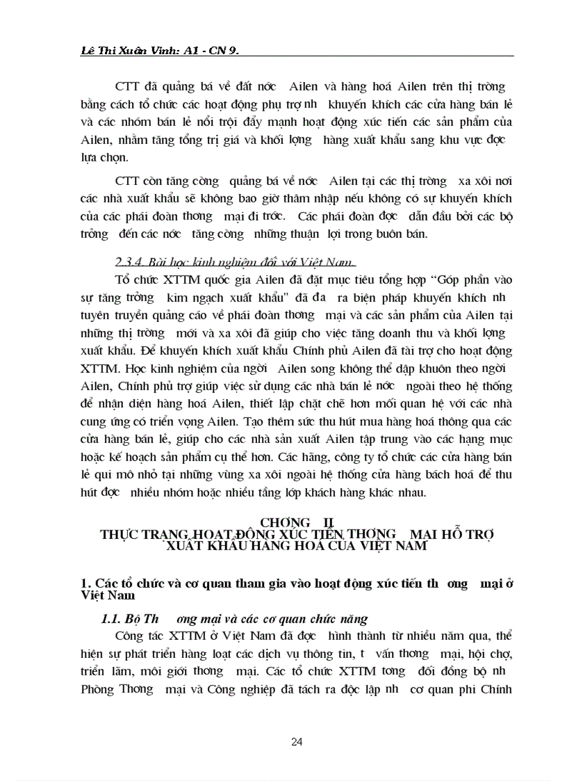 image for page Hoạt động xúc tiến thươơng mại hỗ trợ xuất khẩu hàng hoá của Việt nam thực trạng và giải pháp