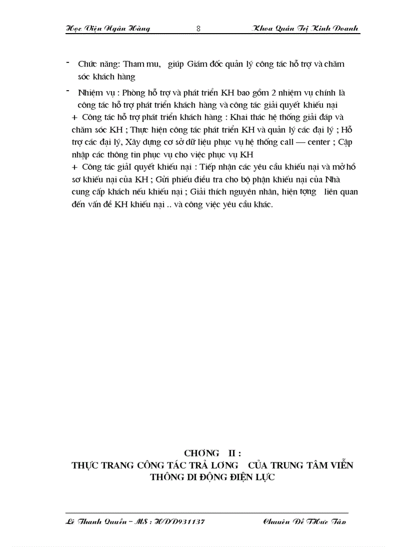 image for page Phương pháp trả lương tại Trung tâm viễn thông di động điện lực